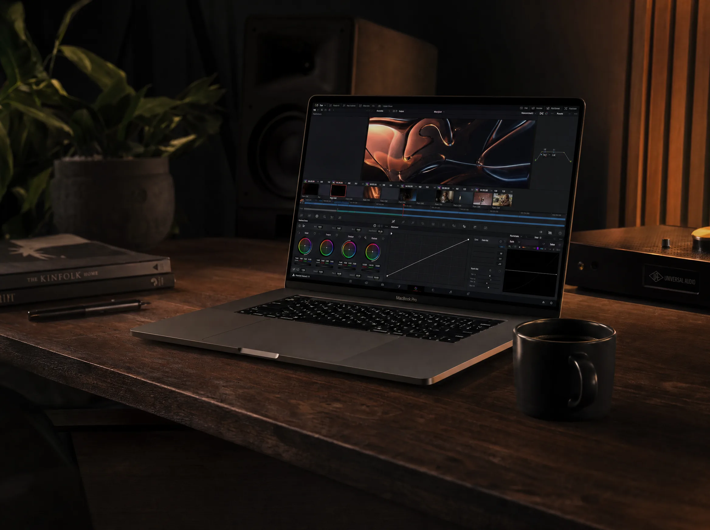 Station de montage vidéo professionnelle